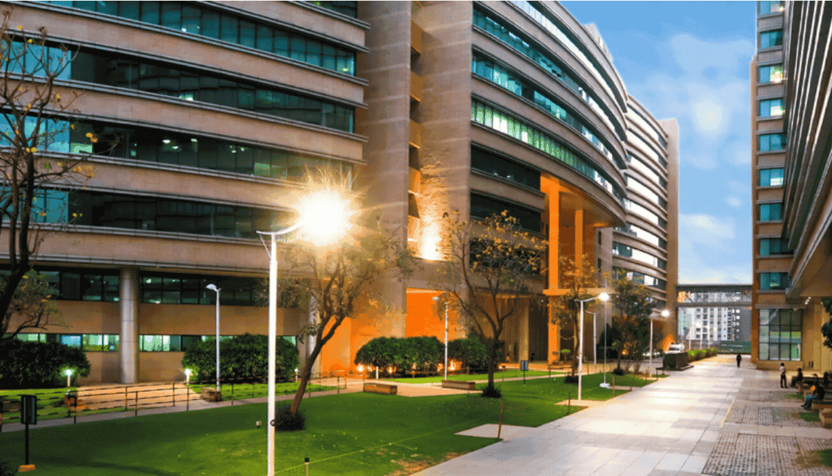 Grade A bare shell office in Manyata Tech Park